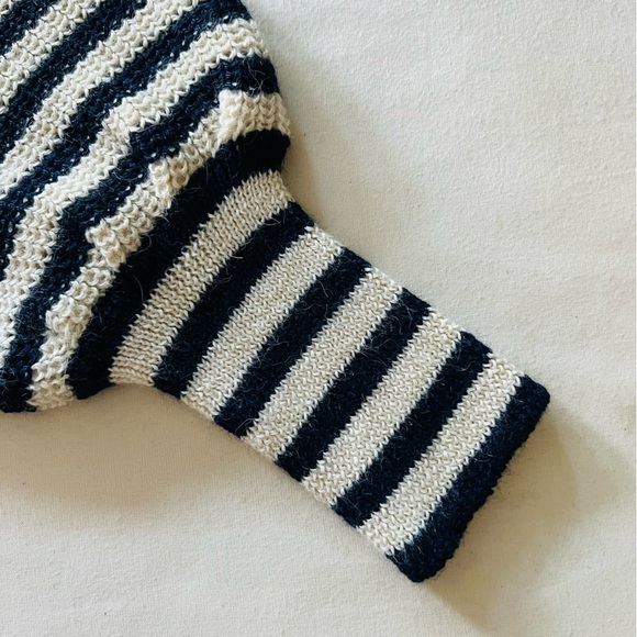 Eleven Six Mia Sweater in Ivory/Navy Stripe - Picture 10 of 15